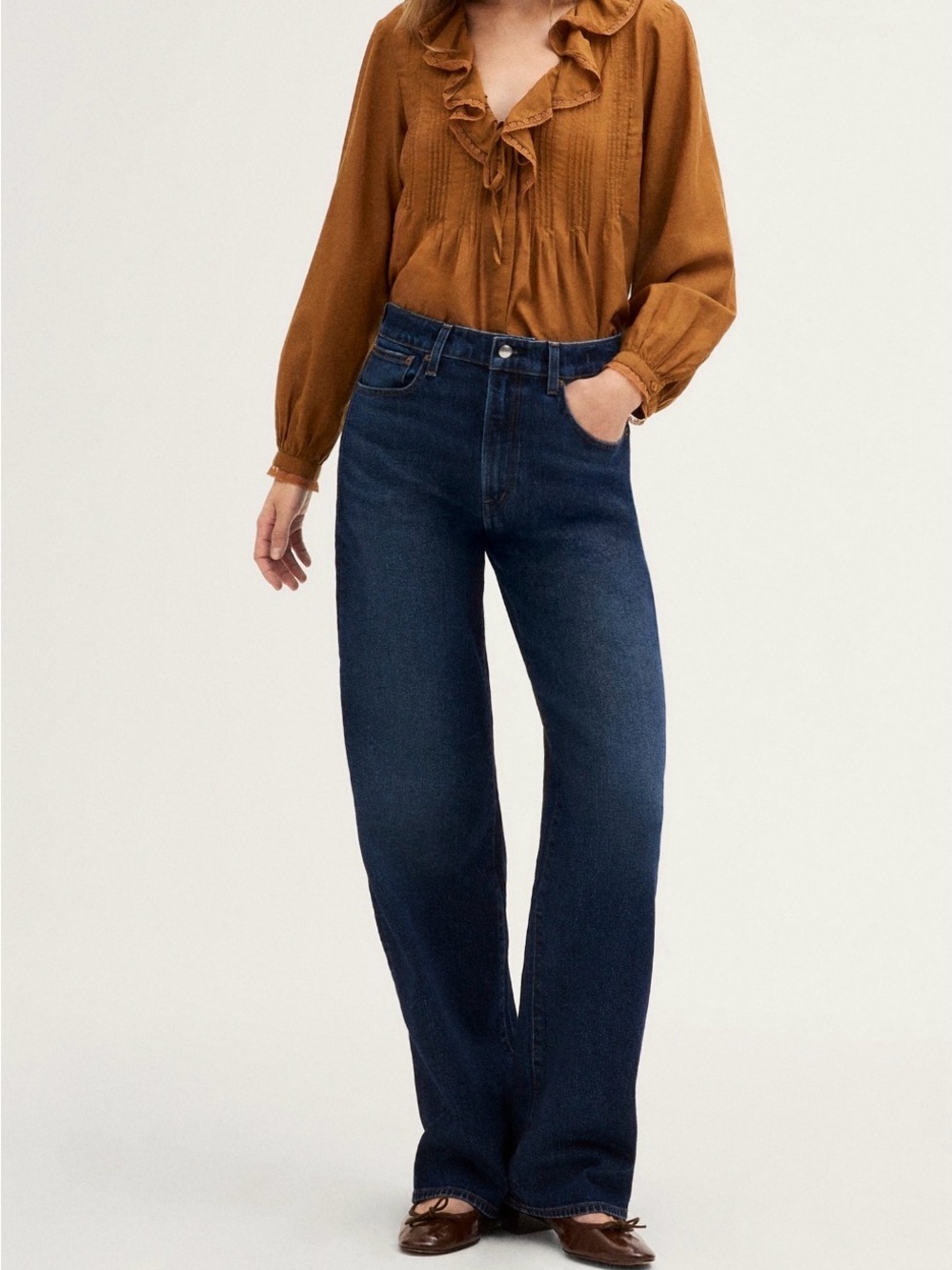 NWT Madewell The Perfect Vintage Wide-Leg Jean